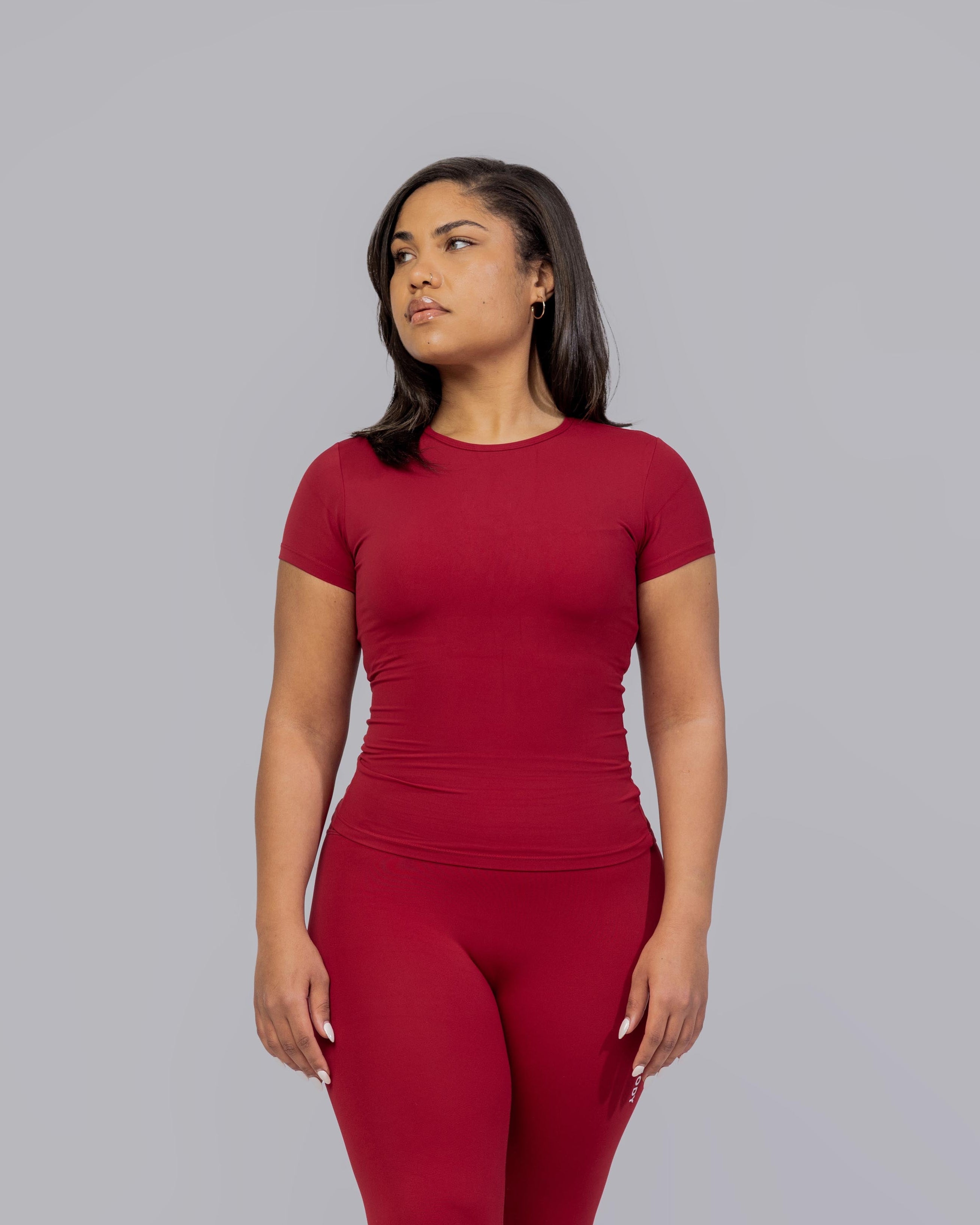Aura Fitted Short Sleeve T-Shirt