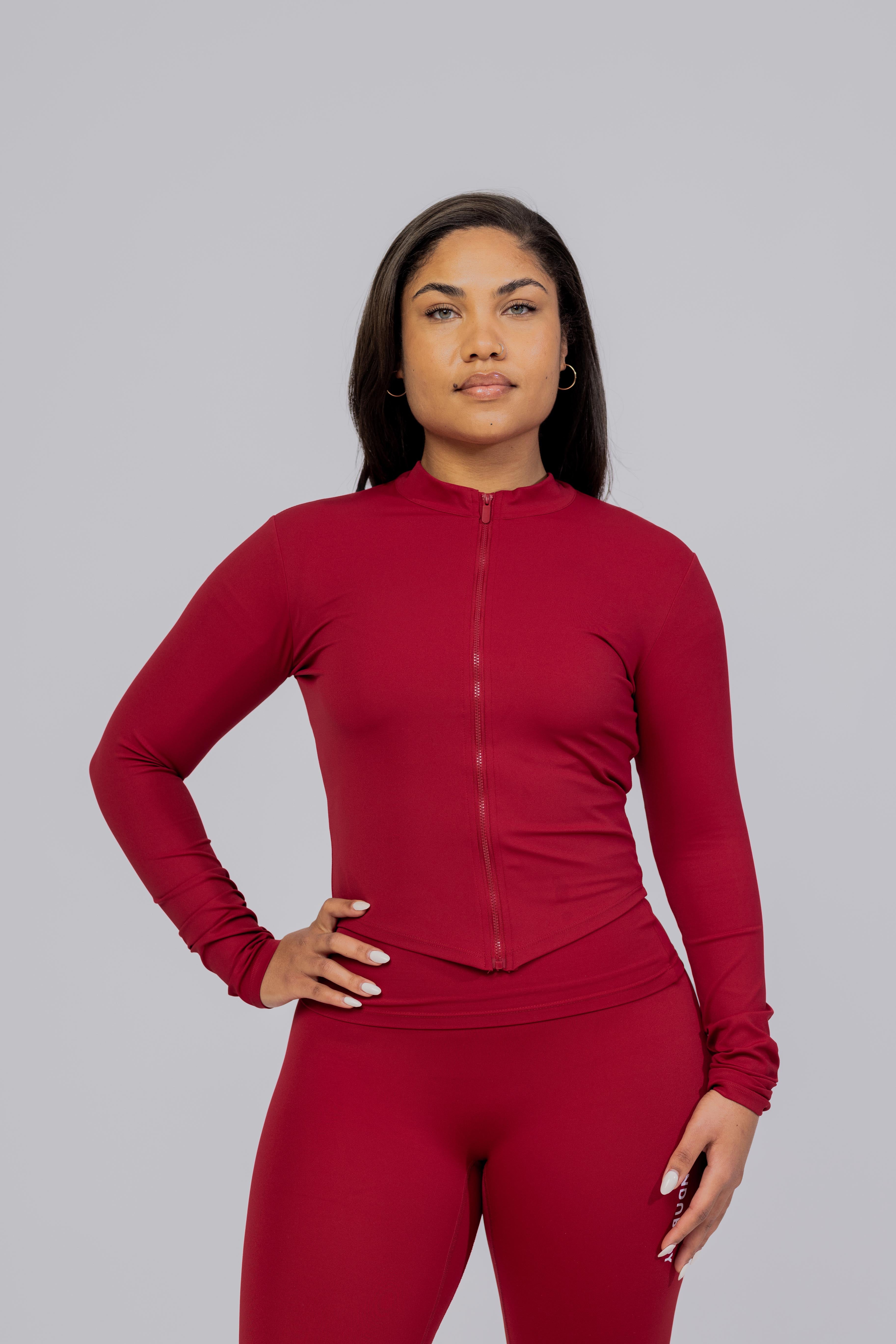 Aura Long Sleeve Zip Up