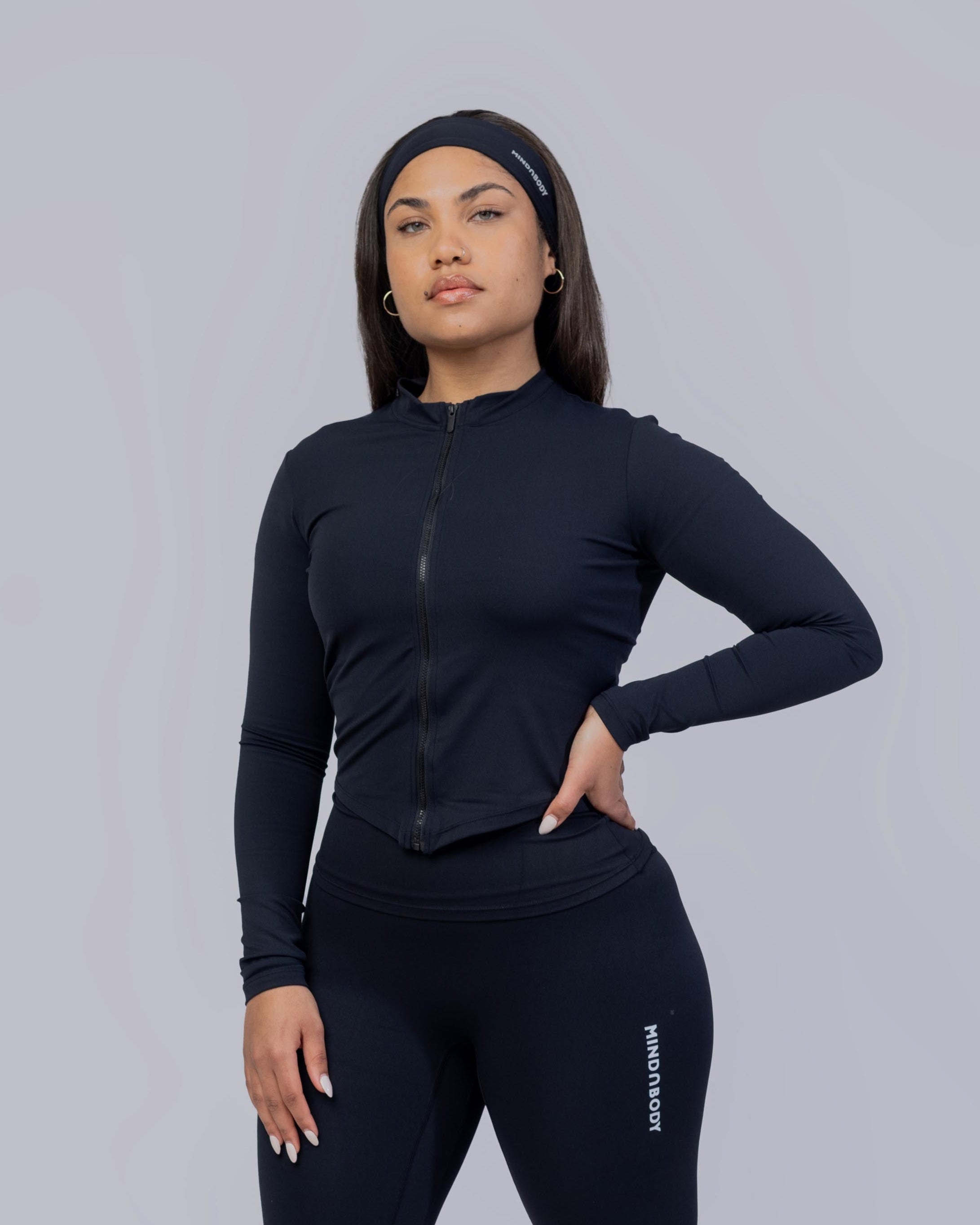 Aura Long Sleeve Zip Up