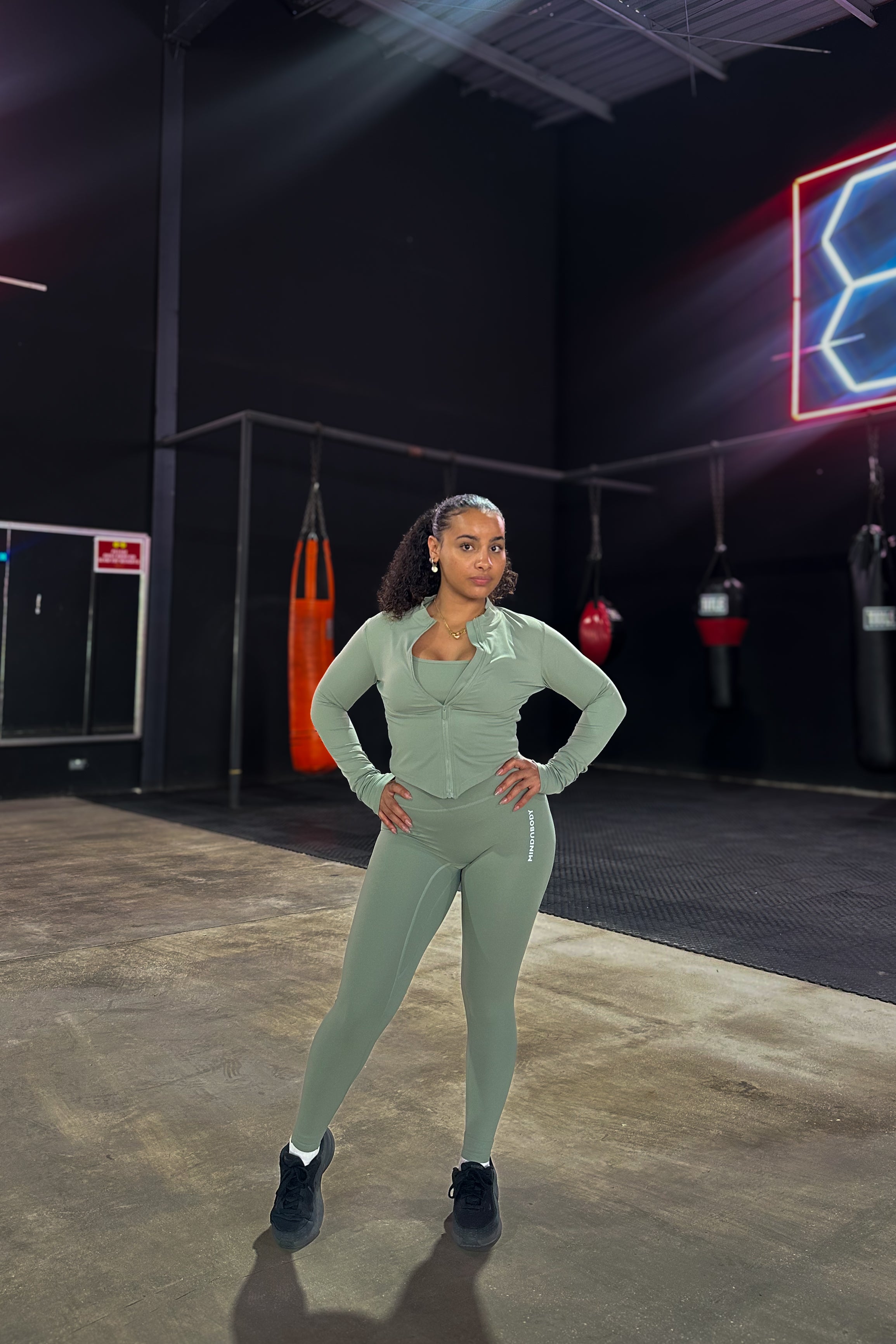 Aura Long Sleeve Zip Up